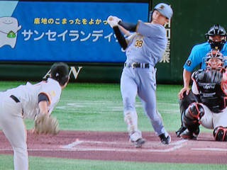 前半最終戦（東京ドーム）　　　出舞