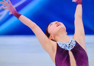 坂本花織　涙の銀メダル　　　出舞