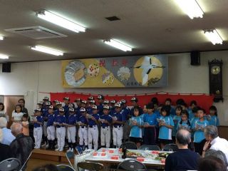 敬老会で歌ってきました♪