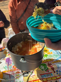 ユガテで山ごはん