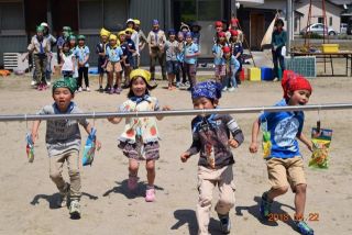 入隊式とミニ運動会