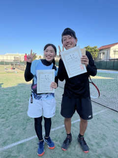 令和６年 第１１回中区ミックスダブルスソフトテニス大会　結果