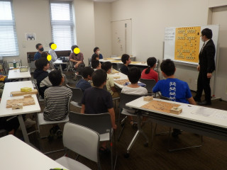 指導棋士・竹内貴浩先生のミニ講座と指導対局会