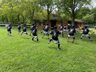 息をそろえてステップ