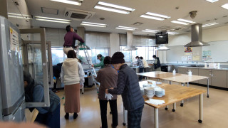 公民館の大掃除
