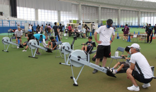 やまぐち未来アスリートチャレンジ競技体験会の様子（7/3～4）