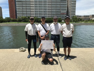 『第48回山笠レガッタ』で小野湖BCが『280男子ナックルフォア』優勝