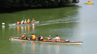 小野湖ローイング体験教室 第２回目