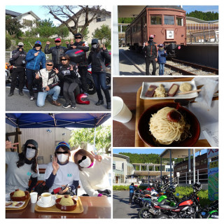 恵那　栗スイーツ　ツーリング