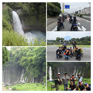 白糸の滝・朝霧高原ツーリング