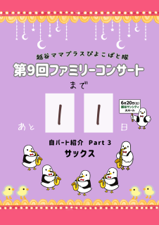 コンサート11日前