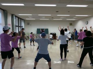 今日はジンギスカン♪二回踊りました！