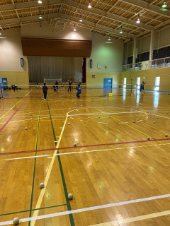 今週から体育館練習