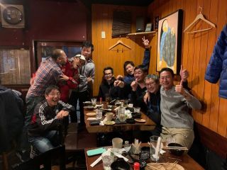 19/12/14（土）南林間の焼き鳥屋で忘年会