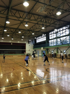 革バレー練習開始！