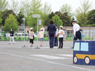 交通安全教室が実施されました