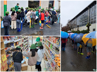 3年生がスーパーマーケット見学に行きました