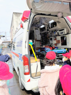 3年生の消防署見学（出前授業）が行われました