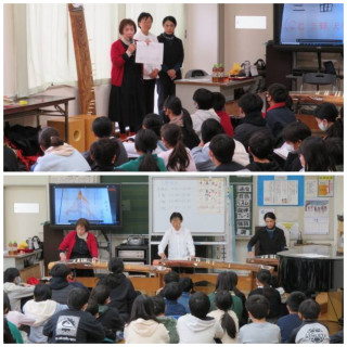 6年生　お琴教室が行われました