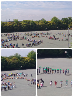 開校50周年記念　航空写真撮影