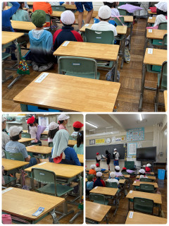 ふれあい団結式　一年生を迎える会