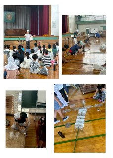 5年生　案山子づくり