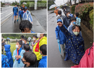 聖火リレー見学