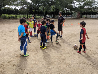 雨上がりの練習