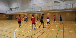 茨木市バレーボール連盟主催の市民大会 9人制男子の部に出場