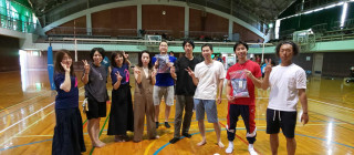 男女混合オープン大会に参加(大阪府バレーボールクラブ連盟主催)