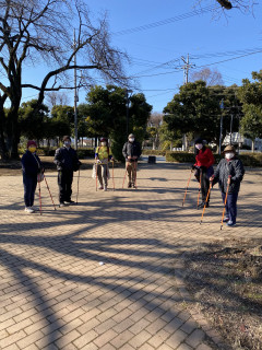 年初め！ノルディックウォーキング