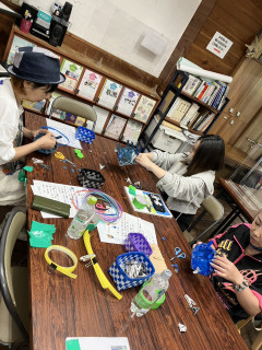 ★文化プログラム★〜ミニプラカゴ作り〜