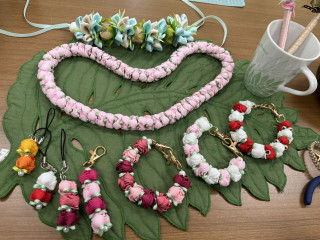 🌺ハワイアンリボンレイ