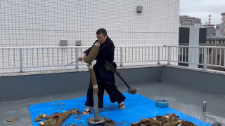 試し斬りを行いました！