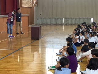 ISCの紹介を子どもたちに行いました