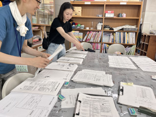 大量プリント大作戦！熱気に包まれた岩間第一小での1日