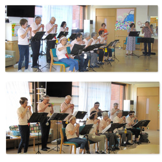 千歳　やまとの里で千歳口風琴倶楽部さんと