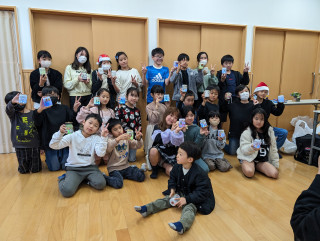 関南部地区子供会クリスマス会が行われるました。