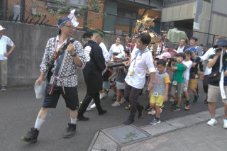 子ども神輿巡業　2日目