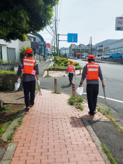 防犯パトロール実施（防犯防災部）