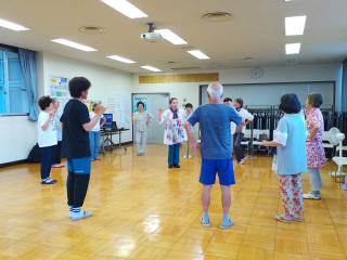 盆踊りの練習会が始まりました!【小園自治会】