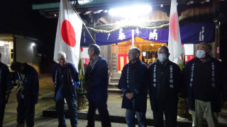 準備万端！新年の時報を待つだけ。