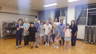 R8「納涼盆踊り会」の練習風景【小園自治会】