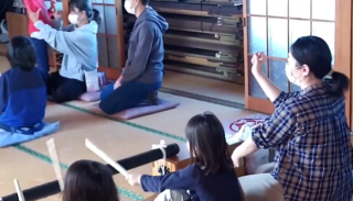 マジックショー&お囃子体験