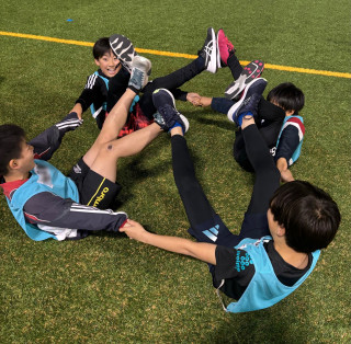 練習後のストレッチ🧘‍♀️？