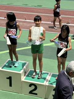 5年女子100m入賞✨