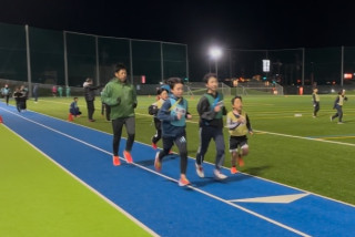 寒さに負けず練習!!