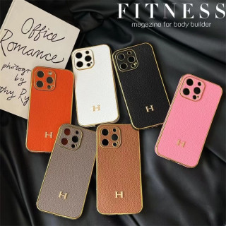 Hロゴがシンプルでおしゃれ！エルメス風アイフォン16/15シリーズケース新作登場！