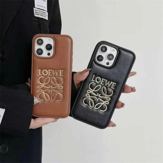 ロエベ風おそろいiPhone16/16pro/16promaxケースおすすめ