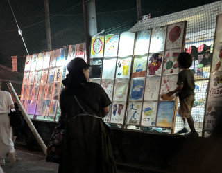 納涼祭ぼんぼり作品一覧